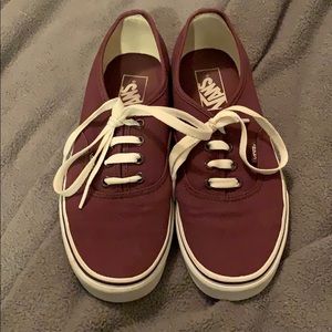 Maroon Vans